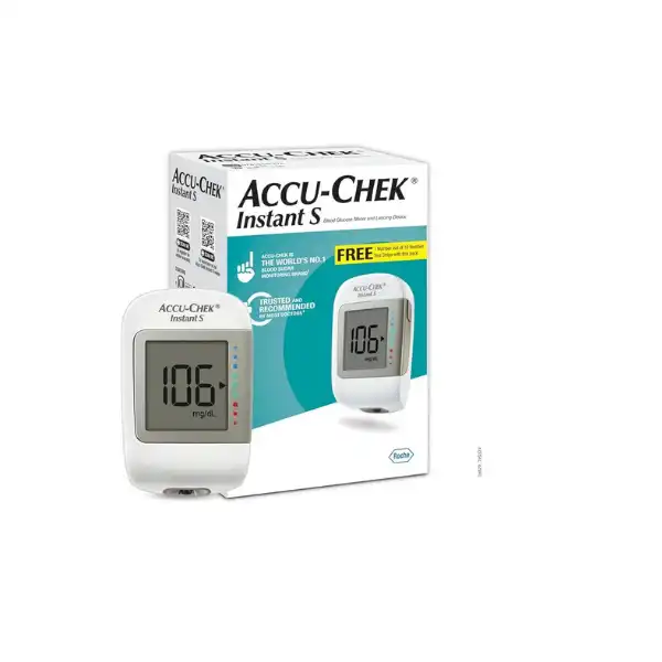 Accu-Chek Instant S Blood Glucose Glucometer – Fast & Easy Sugar Monitoring 2