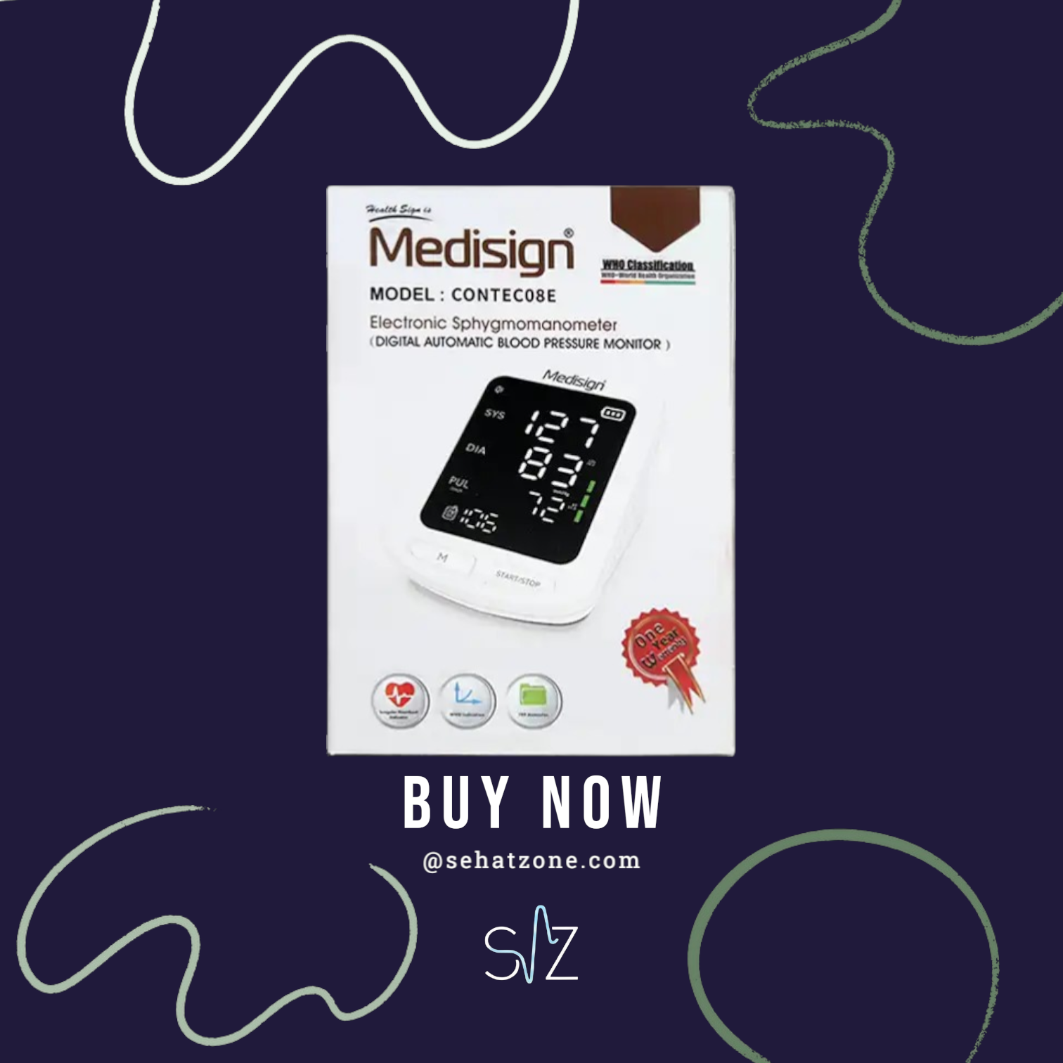 Medisign Digital Blood Pressure Monitor BPM